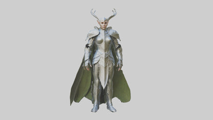 3D model Elven Armor model VR / AR / low-poly