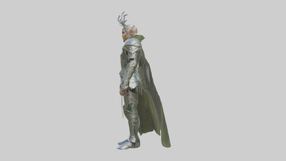 3D model Elven Armor model VR / AR / low-poly