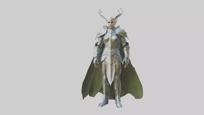 3D model Elven Armor model VR / AR / low-poly