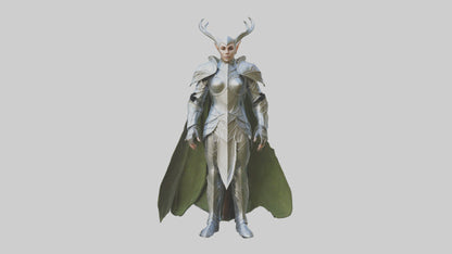 3D model Elven Armor model VR / AR / low-poly