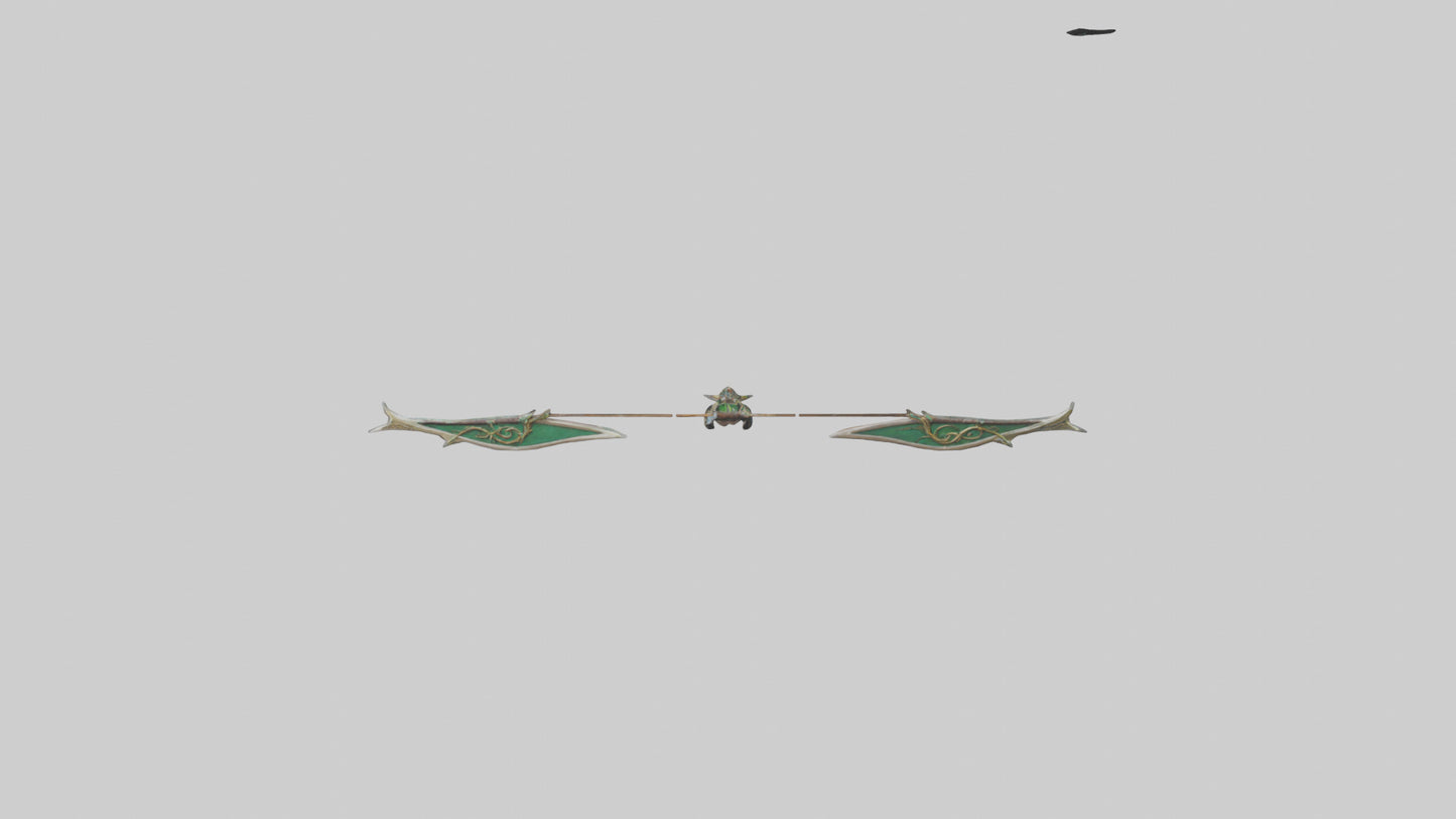 Elven Bow model 3D model