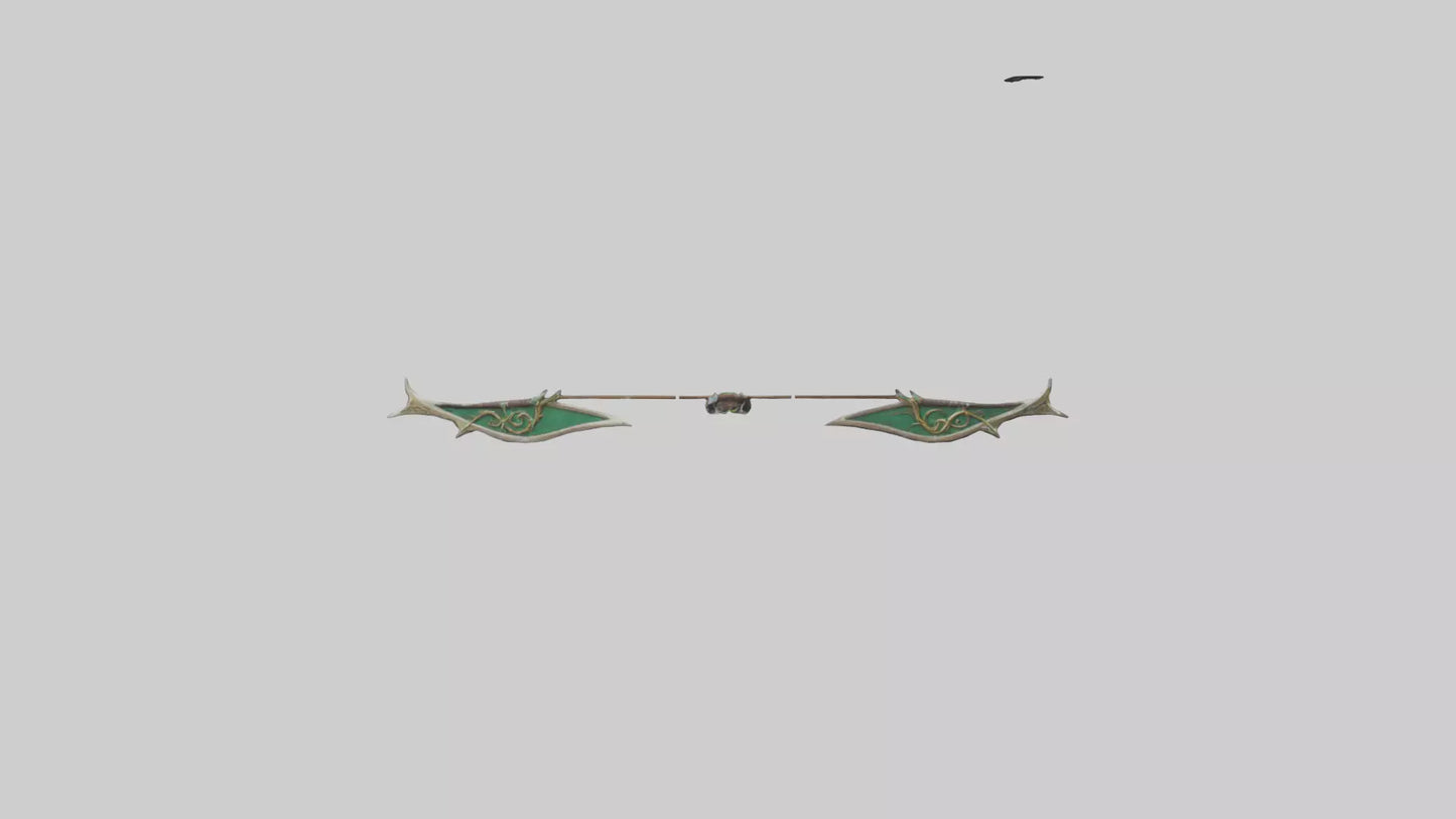Elven Bow model 3D model