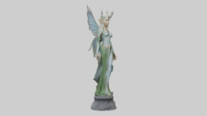 Elven Princess statue model 3D model
