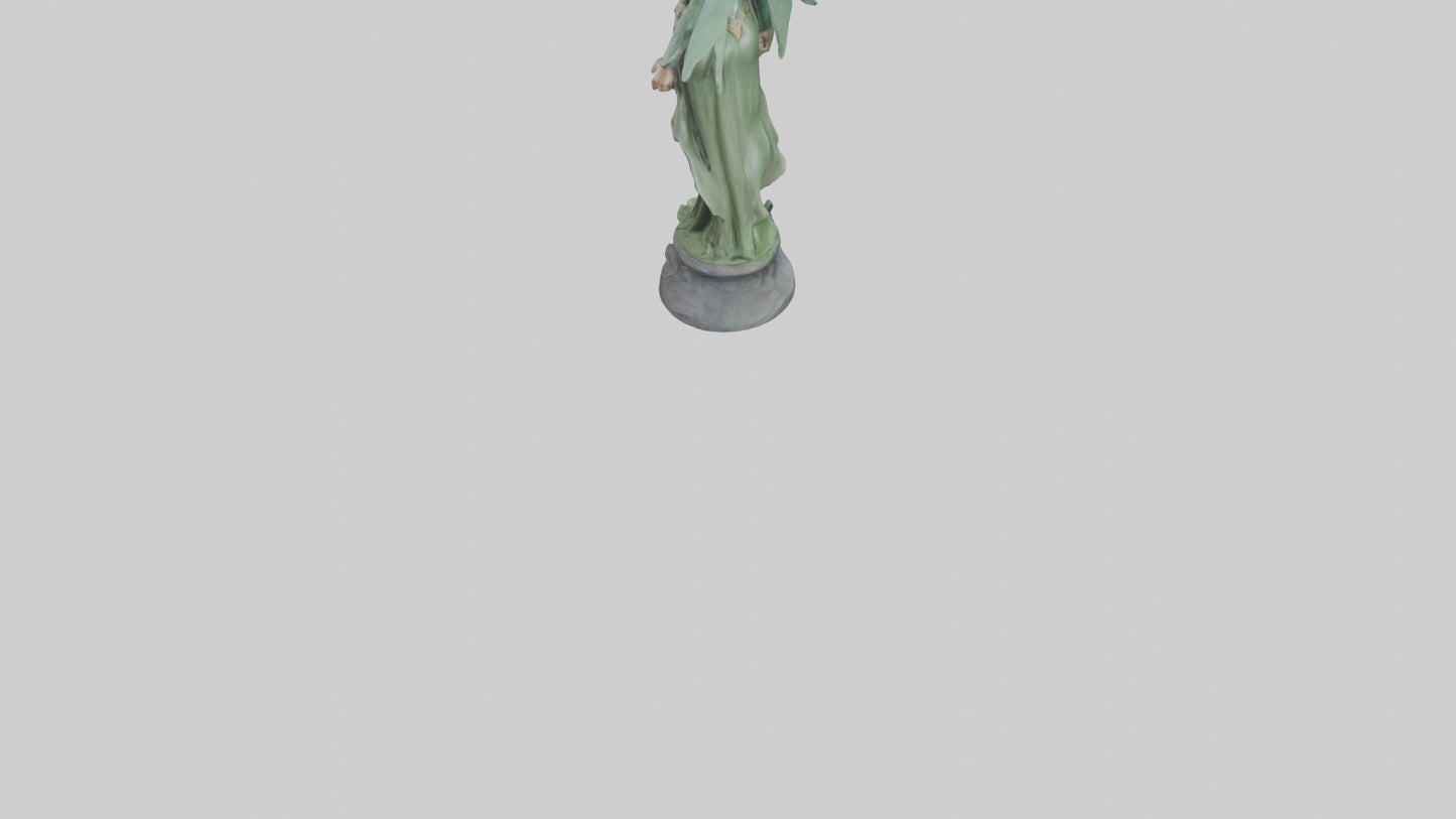 Elven Princess statue model 3D model