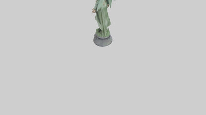 Elven Princess statue model 3D model