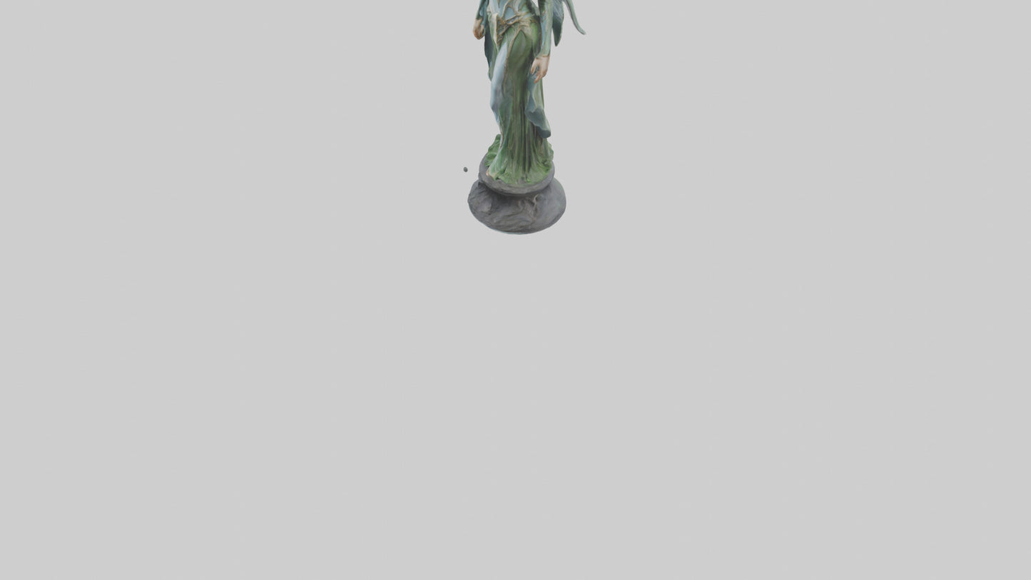 Elven Princess statue model 3D model