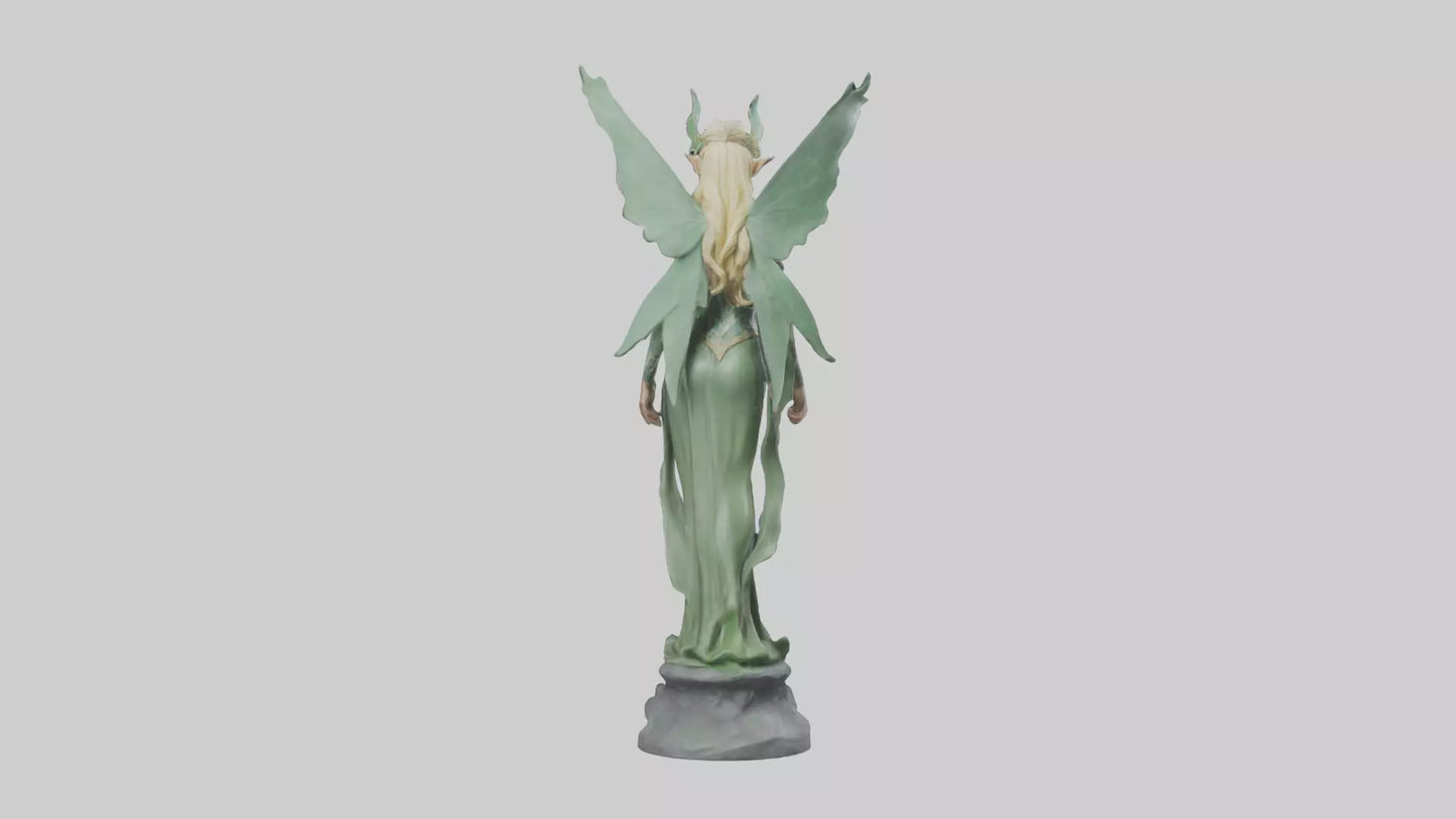 Elven Princess statue model 3D model