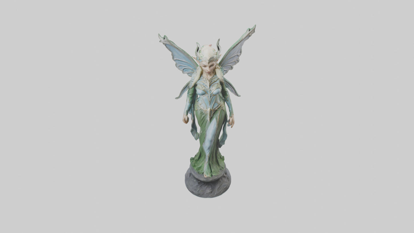 Elven Princess statue model 3D model