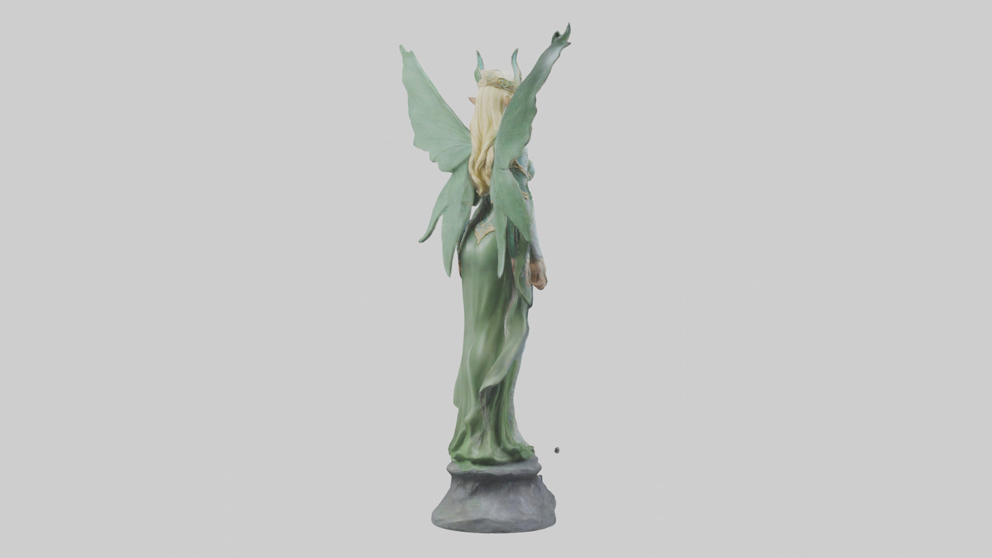 Elven Princess statue model 3D model