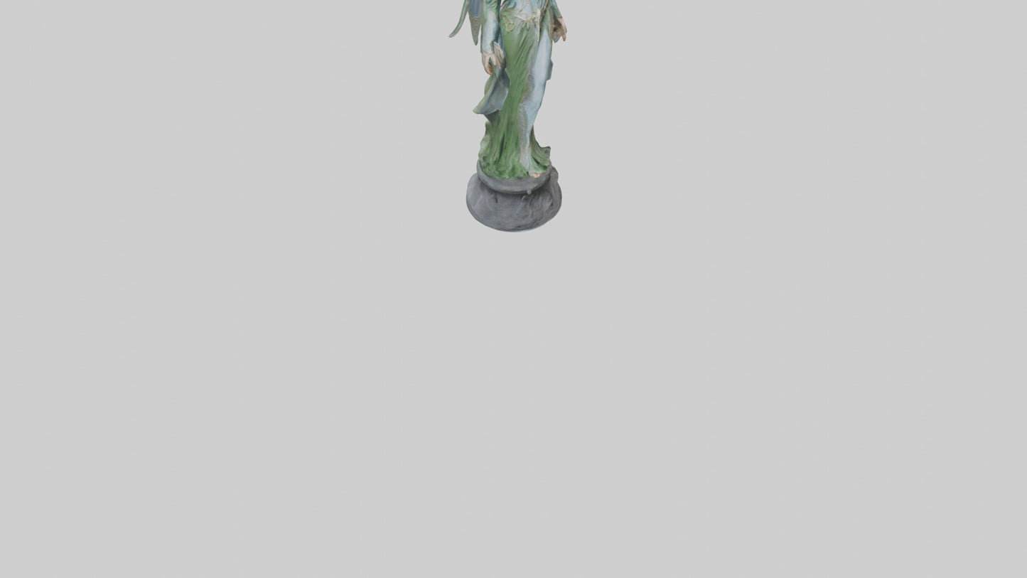 Elven Princess statue model 3D model