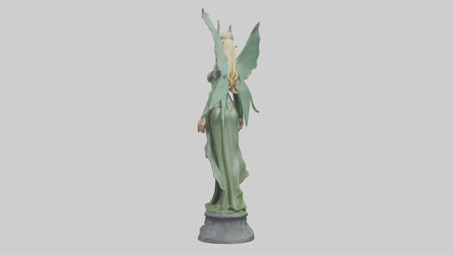 Elven Princess statue model 3D model