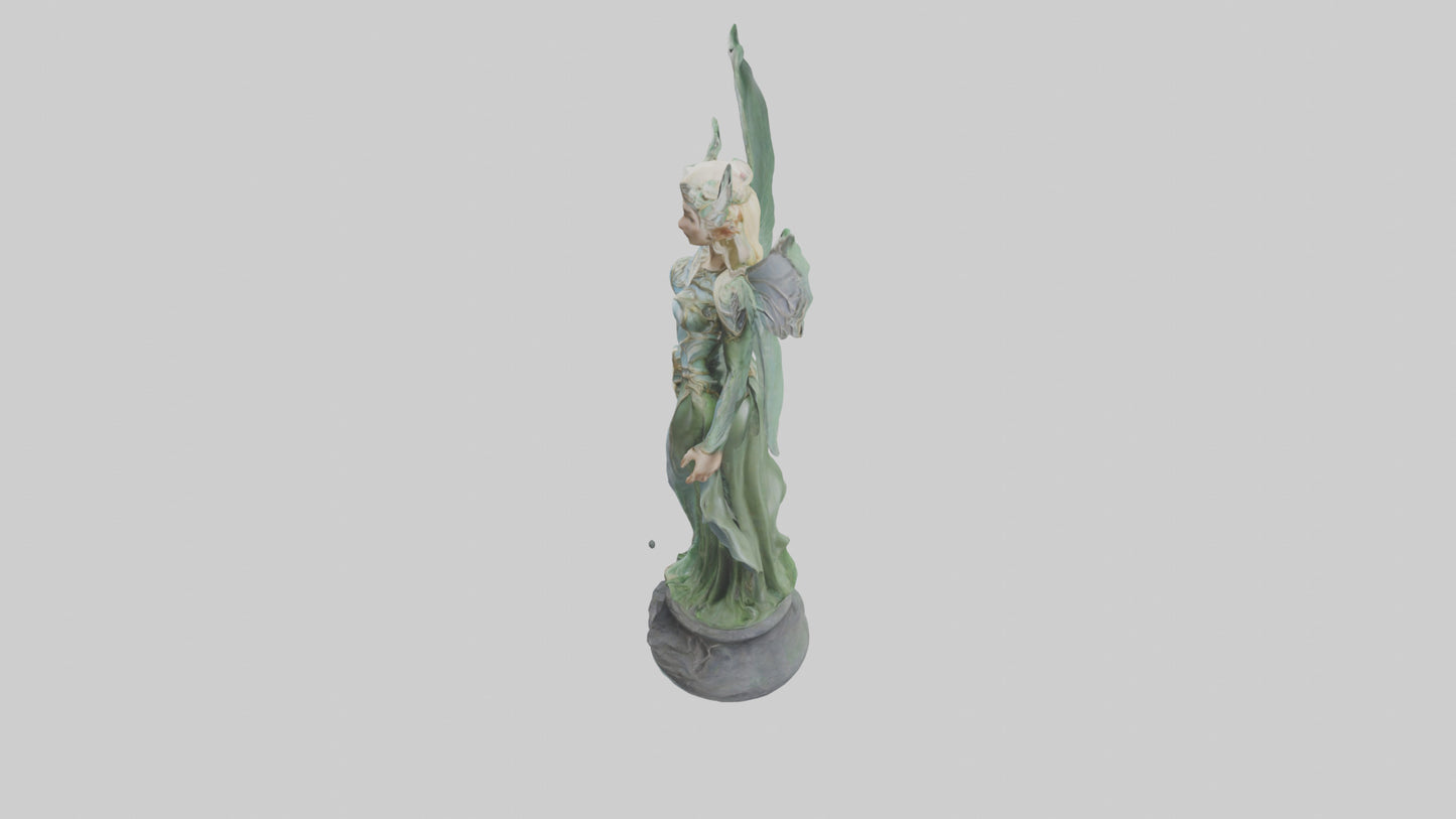 Elven Princess statue model 3D model