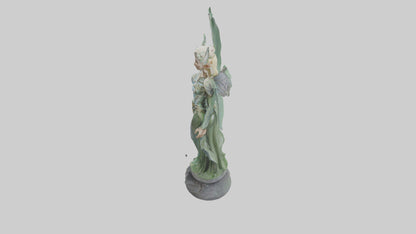 Elven Princess statue model 3D model