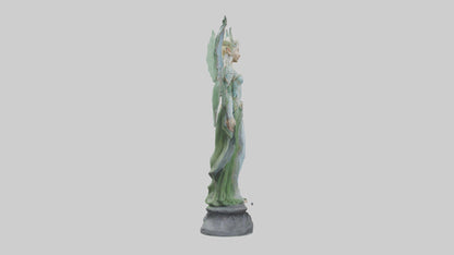 Elven Princess statue model 3D model