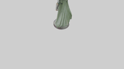 Elven Warrior statue model 3D model