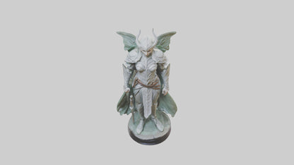 Elven Warrior statue model 3D model