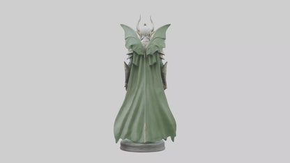 Elven Warrior statue model 3D model