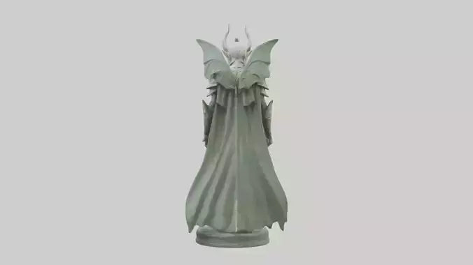Elven Warrior statue model 3D model