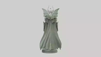 Elven Warrior statue model 3D model