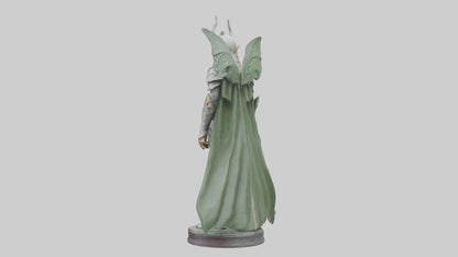 Elven Warrior statue model 3D model