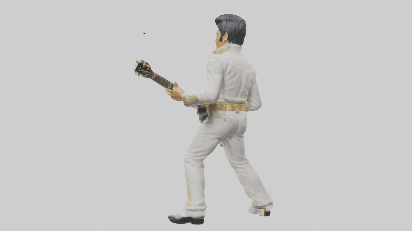 Elvis Presley statue model VR / AR / low-poly