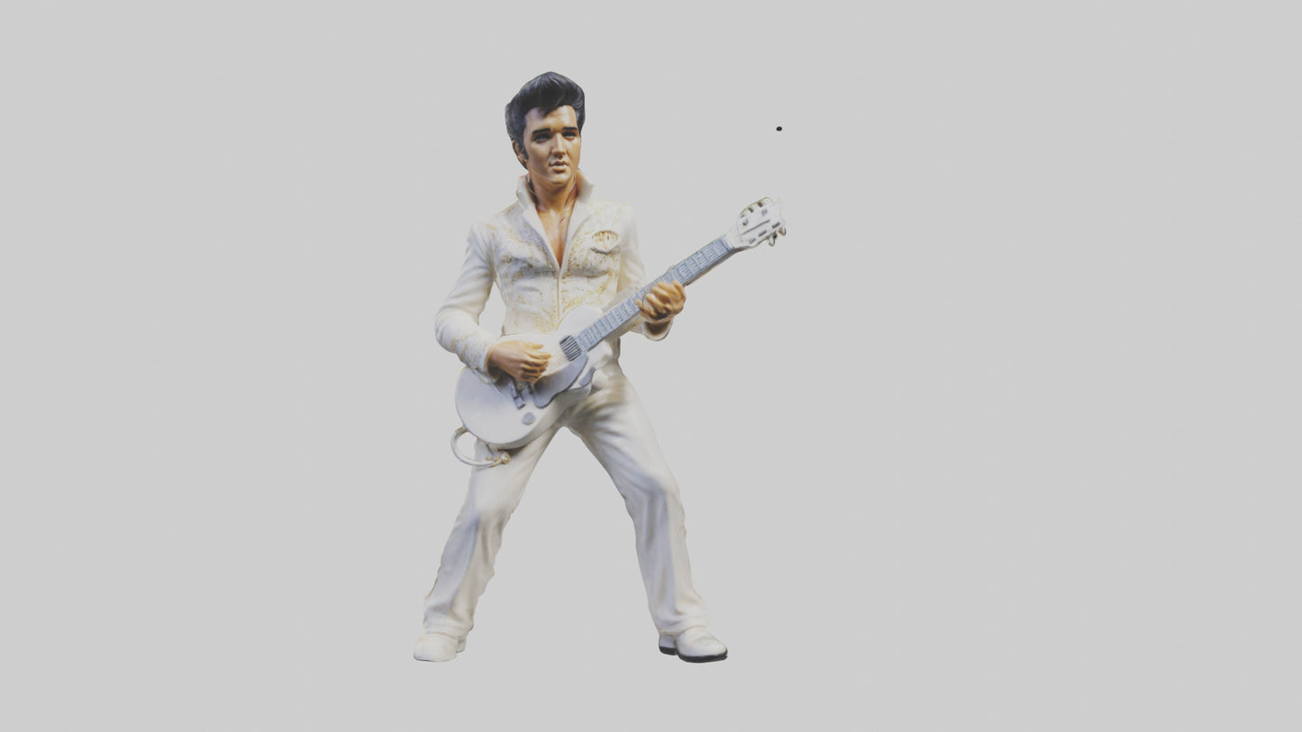 Elvis Presley statue model VR / AR / low-poly