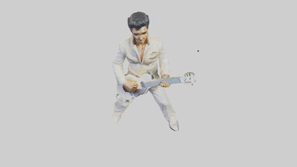 Elvis Presley statue model VR / AR / low-poly