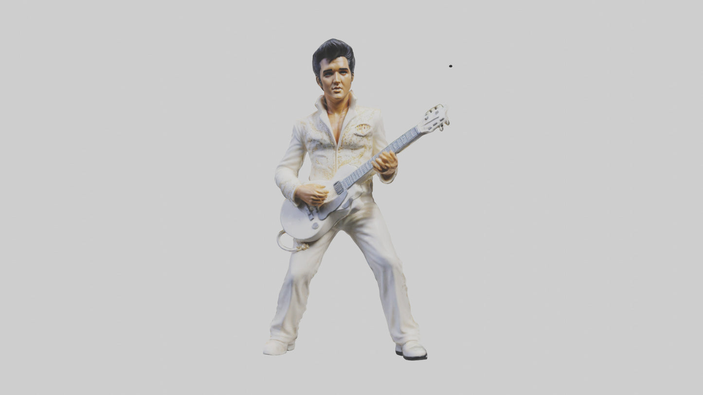 Elvis Presley statue model VR / AR / low-poly