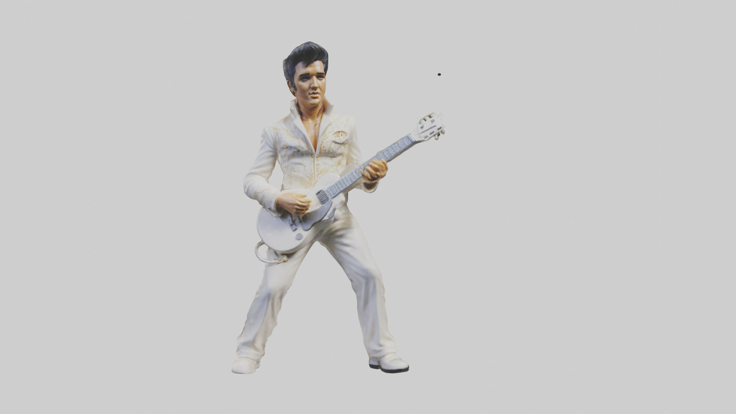 Elvis Presley statue model VR / AR / low-poly