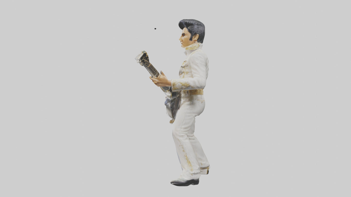 Elvis Presley statue model VR / AR / low-poly
