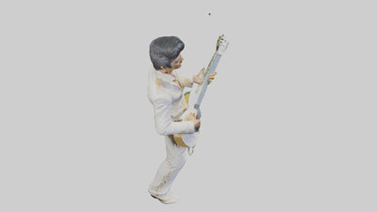 Elvis Presley statue model VR / AR / low-poly