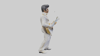 Elvis Presley statue model VR / AR / low-poly