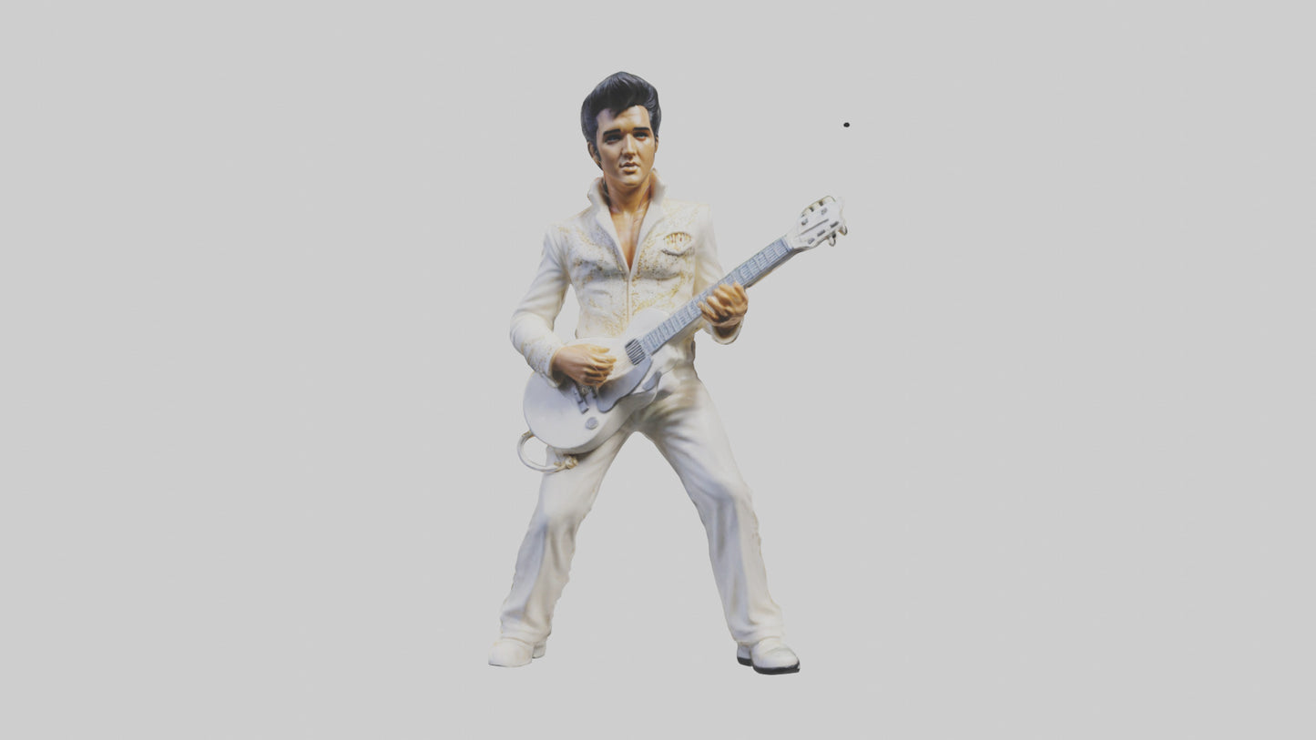 Elvis Presley statue model VR / AR / low-poly