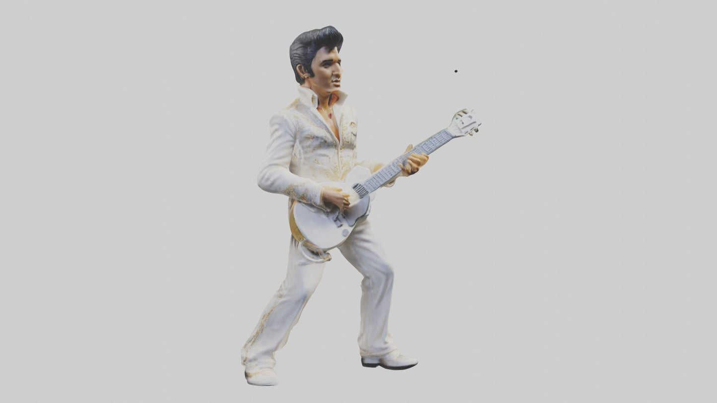 Elvis Presley statue model VR / AR / low-poly