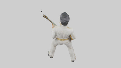 Elvis Presley statue model VR / AR / low-poly