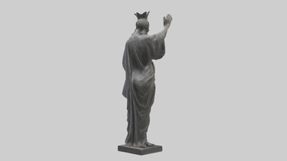 Emancipated Figure statue model 3D model