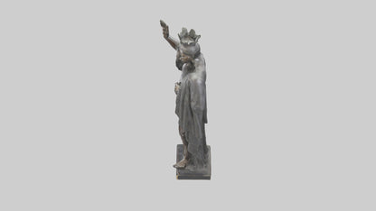 Emancipated Figure statue model 3D model