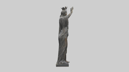 Emancipated Figure statue model 3D model