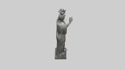 Emancipated Figure statue model 3D model