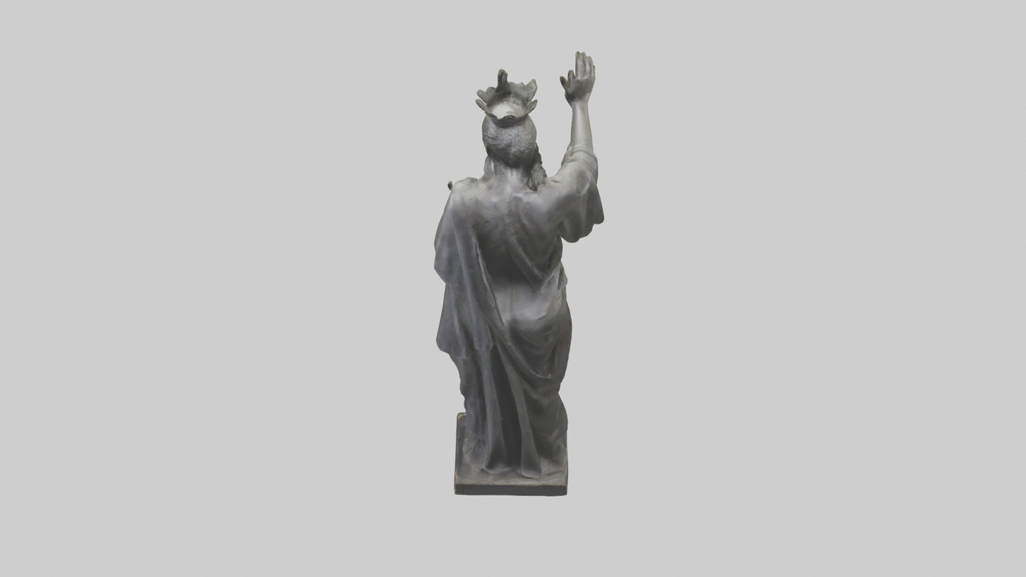 Emancipated Figure statue model 3D model