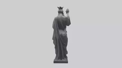 Emancipated Figure statue model 3D model