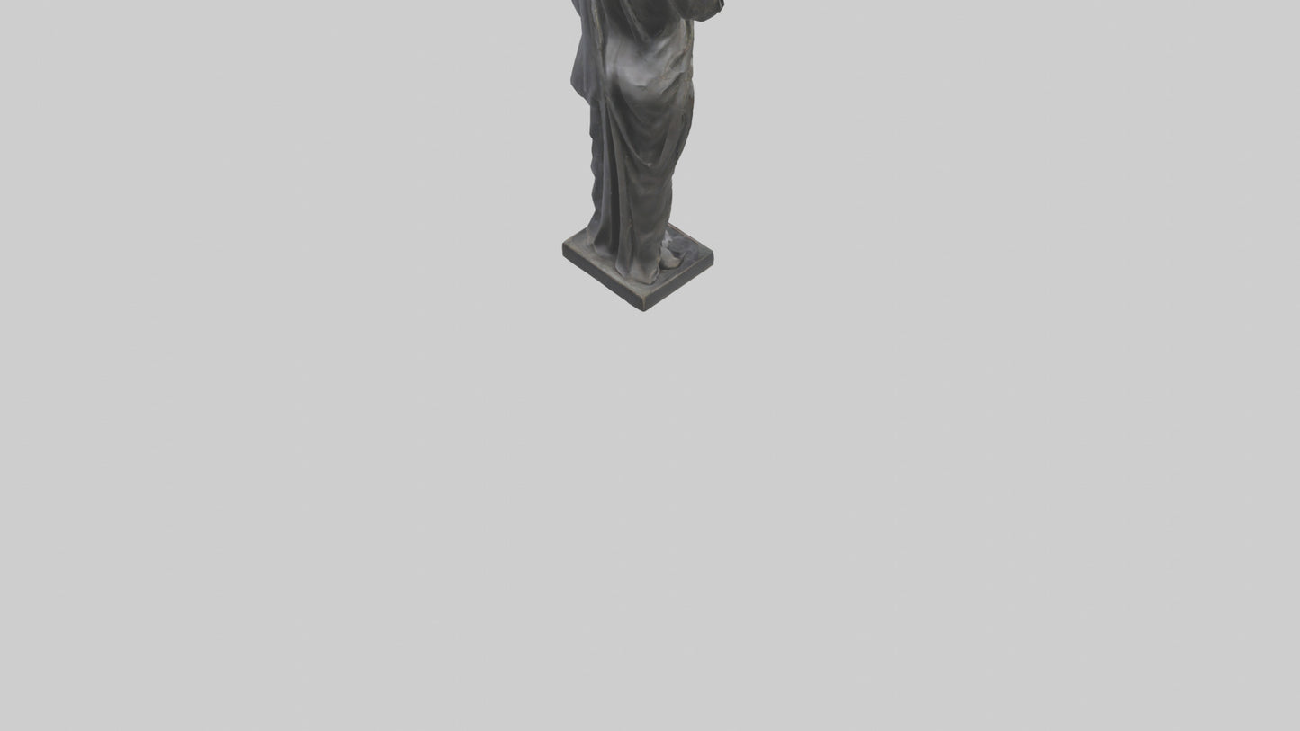 Emancipated Figure statue model 3D model