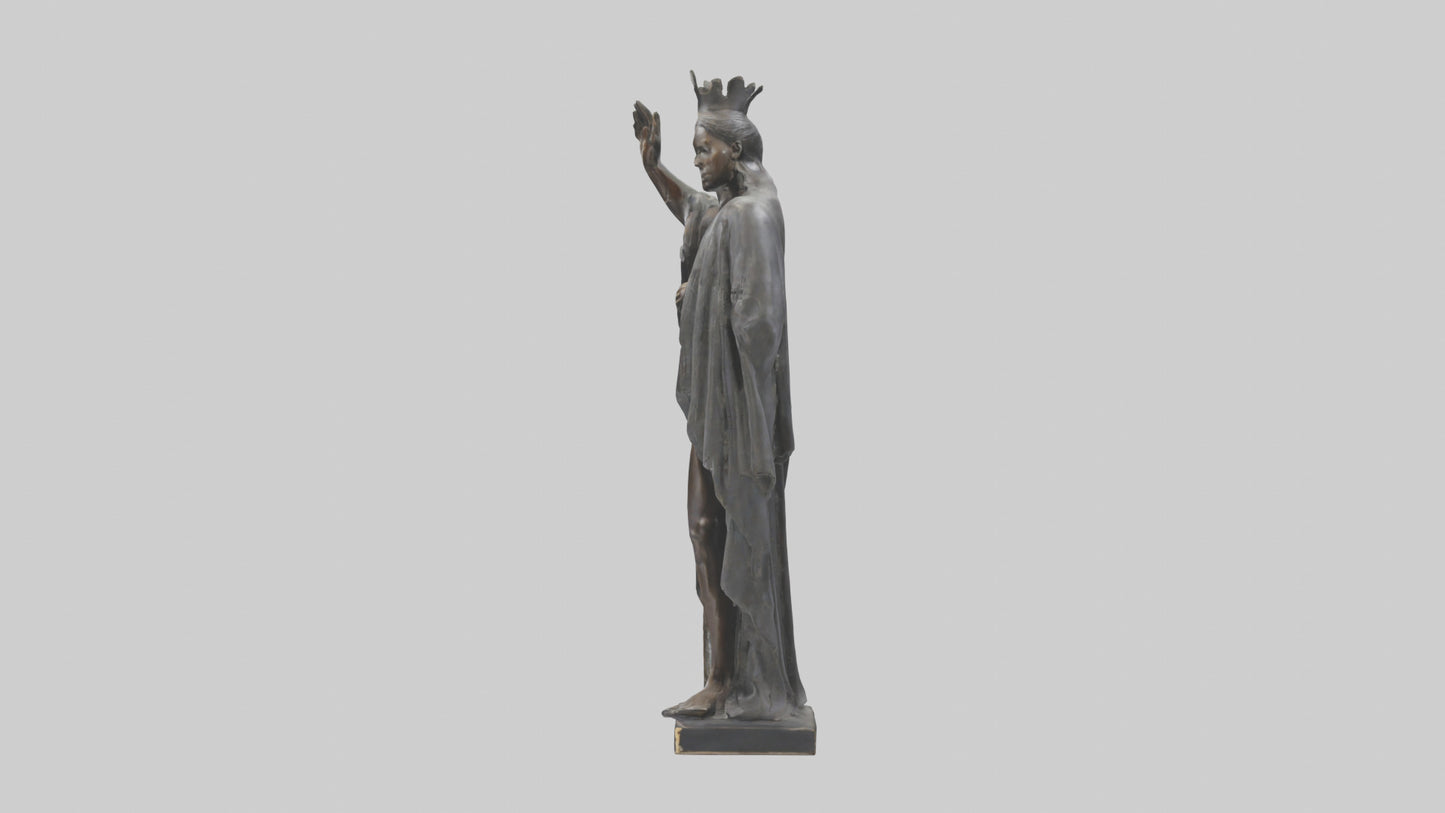 Emancipated Figure statue model 3D model