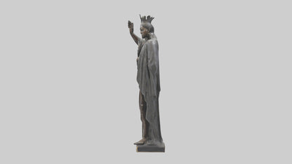Emancipated Figure statue model 3D model