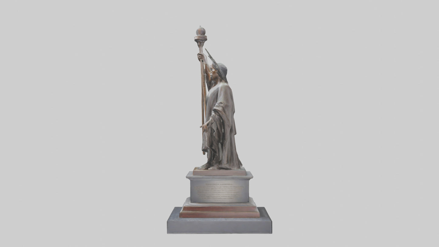 Emancipation Memorial statue model 3D model
