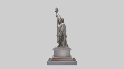 Emancipation Memorial statue model 3D model