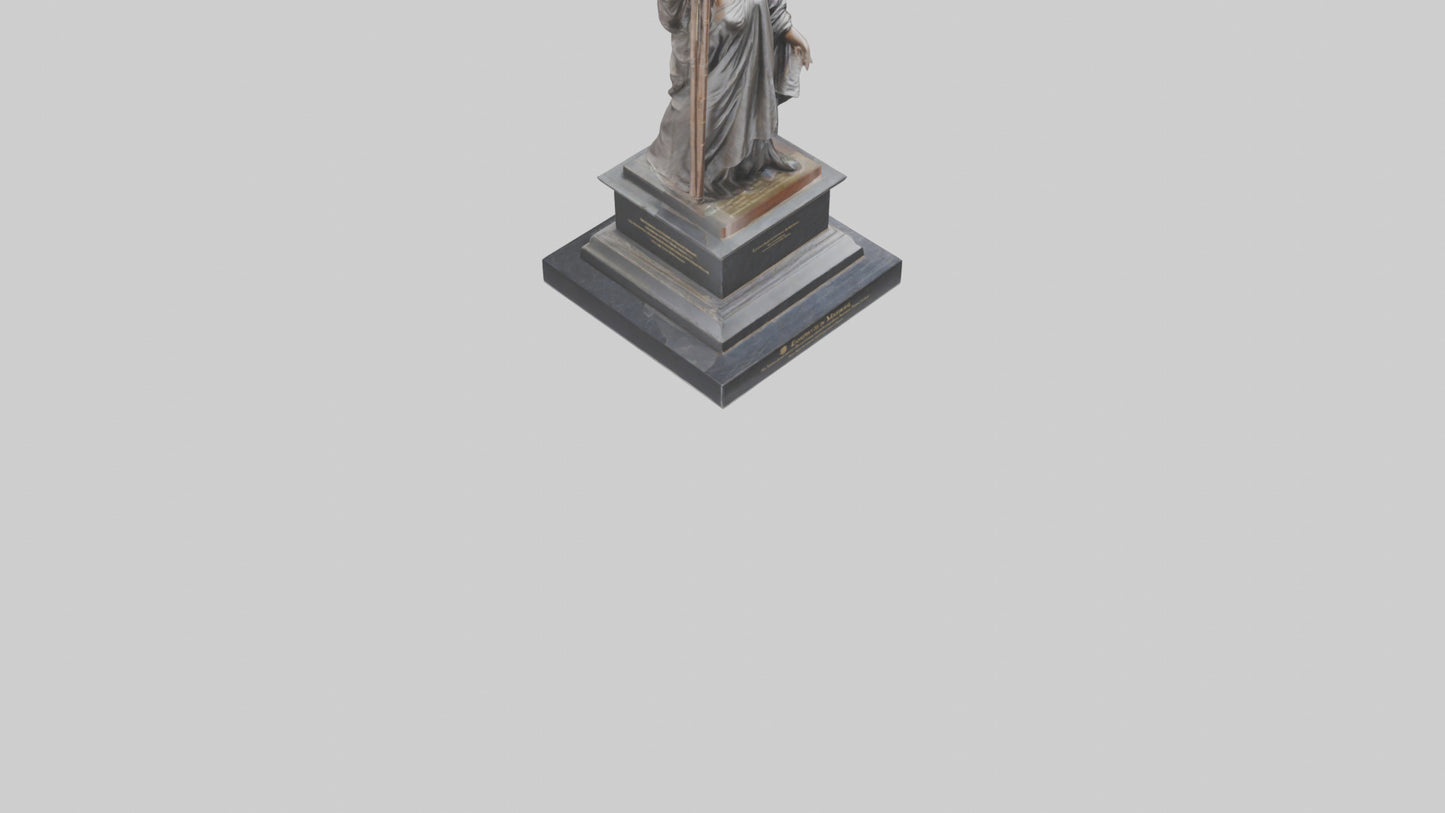 Emancipation Memorial statue model 3D model