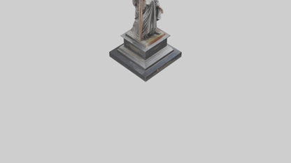 Emancipation Memorial statue model 3D model