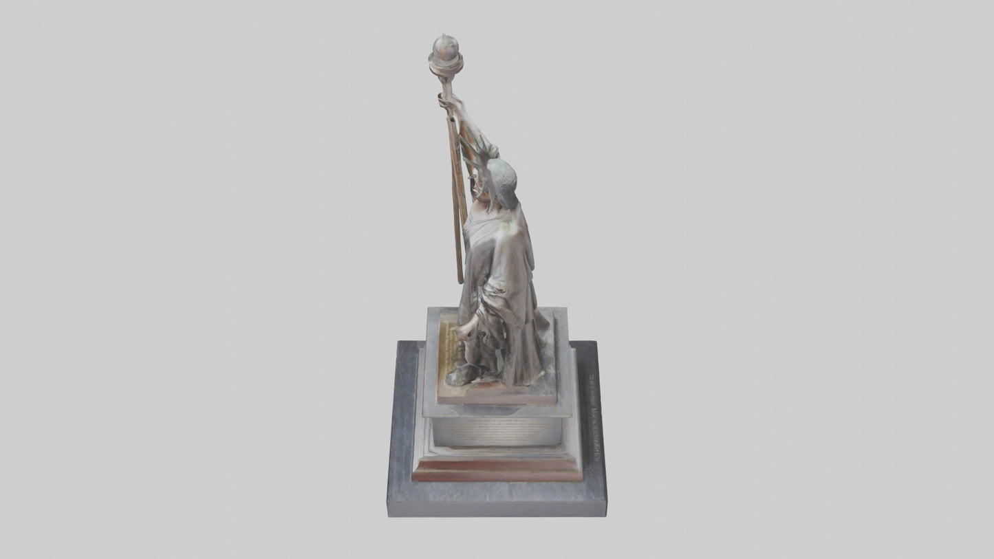 Emancipation Memorial statue model 3D model