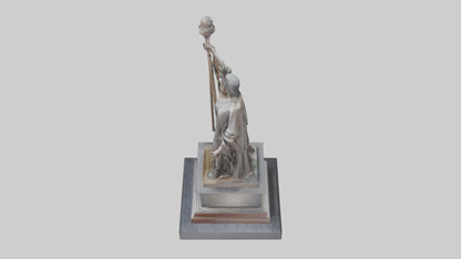 Emancipation Memorial statue model 3D model